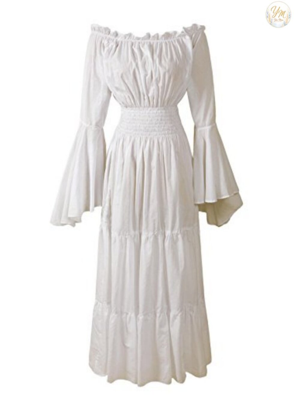 Renaissance Chemise 100% Cotton Medieval Costume Dress Mythic Sorceress